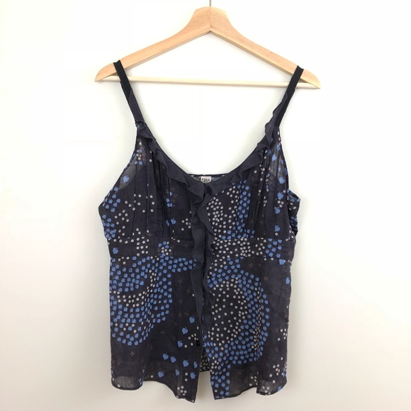 Free People Tops - Free People Blue Linen Tank - Vampire Diaries